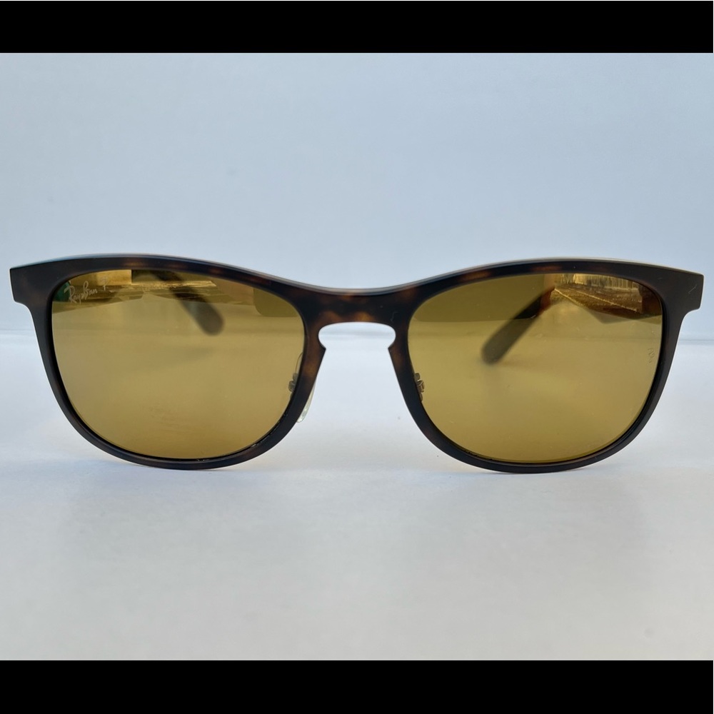 Ray Ban Chromance RB 4263 brown tortoise shell polarized womens sunglasses